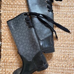 Coach Rain Boots size 7